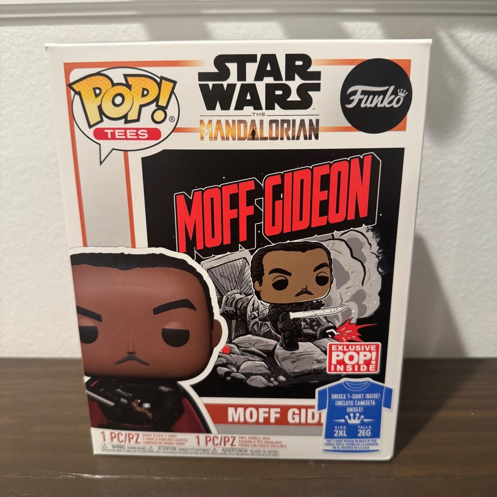 Funko Pop! Moff Gideon Pop & Tee Empty Box Star Wars Mandalorian 2XL Replacement